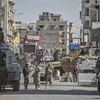 Cảnh sát Ai Cập gác tại El-Arish, Bắc Sinai. (Nguồn: AFP/TTXVN) 