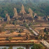 Quang cảnh khu đền Angkor Wat ở tỉnh Siem Reap, cách thủ đô Phnom Penh của Campuchia 314km về phía Tây Bắc. (Nguồn: AFP/TTXVN) 