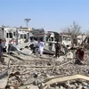 Hiện trường vụ đánh bom ở tỉnh Zabul, Afghanistan ngày 19/9/2019. (Nguồn: AFP/TTXVN) 
