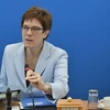 Chủ tịch đảng Liên minh Dân chủ Cơ đốc giáo (CDU) Annegret Kramp-Karrenbauer phát biểu trong cuộc họp tại Berlin, Đức, ngày 30/9/2019. (Nguồn: AFP/TTXVN) 