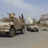 Lực lượng ủng hộ chính phủ Yemen triển khai tại thành phố cảng Hodeida. (Nguồn: AFP/TTXVN)
