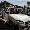 Hiện trường một vụ tấn công tại Beni, Cộng hòa Dân chủ Congo. (Nguồn: AFP/TTXVN) 