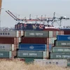 Hàng hóa Trung Quốc xếp cảng Long Beach ở bang California, Mỹ ngày 14/9/2019. (Nguồn: AFP/TTXVN) 