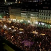 Người biểu tình ở Séc. (Nguồn: Reuters) 