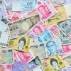 Các đồng tiền châu Á. (Nguồn: 123rf.com) 