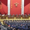 Toàn cảnh phiên họp ngày thứ 2, kỳ họp toàn thể lần thứ 5 Ủy ban Trung ương đảng Lao động Triều Tiên khóa VII tại Bình Nhưỡng ngày 29/12/2019. (Nguồn: Yonhap/TTXVN) 
