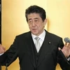Thủ tướng Nhật Bản Shinzo Abe trong cuộc họp báo đầu năm tại thành phố Ise, tỉnh Mie, ngày 6/1/2020. (Nguồn: Kyodo/ TTXVN) 