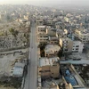 Quang cảnh thị trấn Maaret Al-Numan ở tỉnh Idlib, Tây Bắc Syria ngày 23/12/2019. (Nguồn: AFP/TTXVN) 
