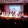 Một tiết mục trong sự kiện liên hoan văn nghệ và tiệc mừng đón Tết Canh Tý 2020 ở Ufa, thủ phủ của Cộng hòa Bashkortostan thuộc Liên bang Nga. (Ảnh: Duy Trinh/TTXVN) 