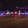 Khu vực xảy ra vụ xả súng bên ngoài quán bar thành phố Kansas, bang Missouri (Mỹ) tối 19/1/2020. (Nguồn: TTXVN) 