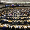 Toàn cảnh một phiên họp Nghị viện châu Âu tại Brussels. (Nguồn: THX/TTXVN) 