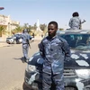 Lực lượng trung thành với Tướng Khalifa Hafta tuần tra tại thành phố Sebha, Libya, ngày 9/2/2019. (Nguồn: AFP/TTXVN) 