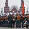 Lễ diễu binh nhân kỷ niệm Ngày Chiến thắng tại Quảng trường Đỏ ở thủ đô Moskva, Nga ngày 9/5/2019. (Nguồn: AFP/TTXVN) 