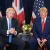 Thủ tướng Anh Boris Johnson và Tổng thống Mỹ Donald Trump. (Nguồn: thetelegraphandargus.co.uk) 
