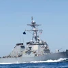 Tàu USS Donald Cook. (Nguồn: AFP) 