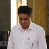 Bị cáo Trần Xuân Yến, nguyên Phó Giám đốc Sở Giáo dục và Đào tạo tỉnh Sơn La tại phiên tòa ngày 18/10/2019. (Ảnh: Hữu Quyết/TTXVN) 