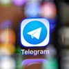 Biểu tượng của Telegram trên màn hình điện thoại. (Nguồn: AFP/TTXVN) 