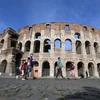 Đấu trường La Mã ở Rome, Italy ngày 8/5/2020. (Nguồn: THX/TTXVN) 