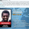 Augustin Bizimana bị cáo buộc 13 tội danh diệt chủng, trong đó có vụ thảm sát hơn 800.000 người Tutsi và người Hutus năm 1996.