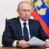 Tổng thống Nga Vladimir Putin tại một cuộc họp ở Moskva ngày 12/5/2020. (Nguồn: AFP/TTXVN) 