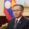 Thứ trưởng Bộ Ngoại giao, Trưởng SOM ASEAN của Lào, ông Thongphane Savanphet tại cuộc phỏng vấn. (Ảnh: Phạm Kiên/TTXVN) 
