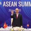 Thủ tướng Nguyễn Xuân Phúc, Chủ tịch ASEAN 2020, tại Lễ khai mạc Hội nghị Cấp cao ASEAN lần thứ 36. (Ảnh: Thống Nhất/TTXVN) 