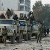 Binh sỹ quân đội Syria triển khai tại Aleppo ngày 17/2. (Nguồn: AFP/TTXVN) 