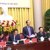 Chủ nhiệm Văn phòng Chủ tịch nước Đào Việt Trung công bố Lệnh của Chủ tịch nước tại họp báo. (Nguồn: baochinhphu.vn) 