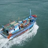 Tàu khai thác hải sản của ngư dân. (Ảnh: Nguyễn Thành/TTXVN) 