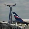 Máy bay Aeroflot tại sân bay Sheremetyevo. (Nguồn: Bloomberg/Getty Images) 
