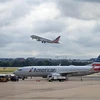 Máy bay của American Airlines tại sân bay Ronald Reagan Washington, Mỹ, ngày 10/7/2020. (Nguồn: AFP/TTXVN) 