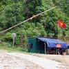 Một chốt kiểm soát tại khu vực biên giới Bộ Chỉ huy Bộ đội Biên phòng tỉnh Sơn La quản lý. (Ảnh: Hữu Quyết/TTXVN) 