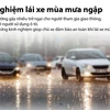 [Infographics] Kinh nghiệm để lái xe an toàn mùa mưa ngập