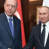 Tổng thống Nga Vladimir Putin và người đồng cấp Thổ Nhĩ Kỳ Tayyip Erdogan. (Nguồn: Reuters) 