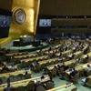 Toàn cảnh một phiên họp Đại hội đồng Liên hợp quốc ở New York, Mỹ. (Nguồn: AFP/TTXVN) 