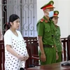Nguyễn Thị Ngọc Bích tại phiên xét xử. (Ảnh: Tây Ninh/TTXVN) 