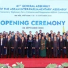 Chủ tịch Quốc hội Nguyễn Thị Kim Ngân, Chủ tịch AIPA- 41, Thủ tướng Nguyễn Xuân Phúc, Chủ tịch ASEAN 2020 và các đại biểu. (Ảnh: Thống Nhất/TTXVN)