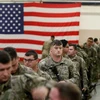 Binh sỹ Mỹ tới Fort Bragg, Bắc Carolina, Mỹ. (Nguồn: AFP/TTXVN) 