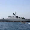 Tàu chiến của hải quân Iran tại Eo biển Hormuz. (Nguồn: AFP/TTXVN) 