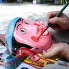 [Photo] Nhộn nhịp làng nghề đồ chơi Trung Thu truyền thống ông Hảo
