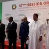 Lãnh đạo các quốc gia thuộc Cộng đồng Kinh tế Tây Phi (ECOWAS) tại Hội nghị thượng đỉnh ở Niamey, Niger, thảo luận về tình hình Mali sau cuộc binh biến, ngày 7/9/2020. (Nguồn: AFP/TTXVN) 