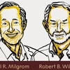 ​Hai nhà kinh tế Mỹ Paul. R.Milgrom và Robert B.Winson. (Nguồn: thehindu.com) 