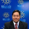 Ông Luis Arce, khi còn đảm đương chức Bộ trưởng Kinh tế Bolivia, phát biểu tại một cuộc họp báo ở Montevideo, Uruguay. (Nguồn: AFP/TTXVN) 