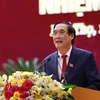 Ông Bùi Minh Châu tiếp tục được bầu giữ chức Bí thư Tỉnh ủy Phú Thọ. (Ảnh: Dương Giang/TTXVN) 