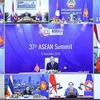 Thủ tướng Nguyễn Xuân Phúc chủ trì Phiên toàn thể Hội nghị Cấp cao ASEAN lần thứ 37 qua hình thức trực tuyến. (Ảnh: Thống Nhất/TTXVN) 