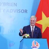 [Photo] Cố vấn An ninh Quốc gia Mỹ nói chuyện với sinh viên Việt Nam