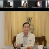 Đại sứ Việt Nam tại Indonesia Phạm Vinh Quang trả lời câu hỏi của các phóng viên. (Nguồn: TTXVN phát) 
