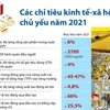 [Infographics] Các chỉ tiêu kinh tế-xã hội chủ yếu năm 2021