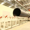 Dây chuyền sản xuất ống HDPE 2000mm của Nhựa Tiền Phong. (Nguồn: vneconomy.vn) 
