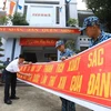 [Photo] Quân và dân đảo Sinh Tồn hướng về Đại hội XIII của Đảng